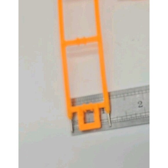 K'nex Lot 16 Roller Coaster Flexible Track Pieces Orange Replacement Parts 8.5" - Picture 5 of 9